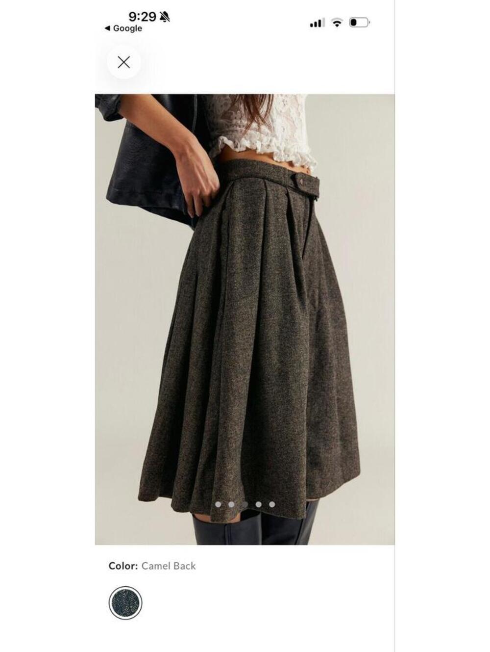 08. Free People banded tulip cropped trousers/8/NWT/sold out